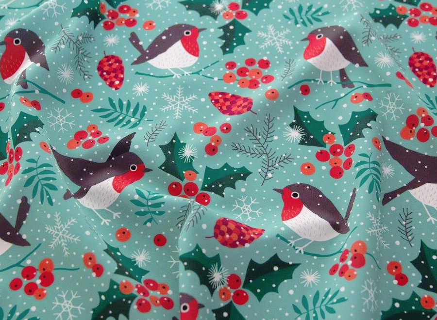 Vintage christmas birds pattern by HvdT