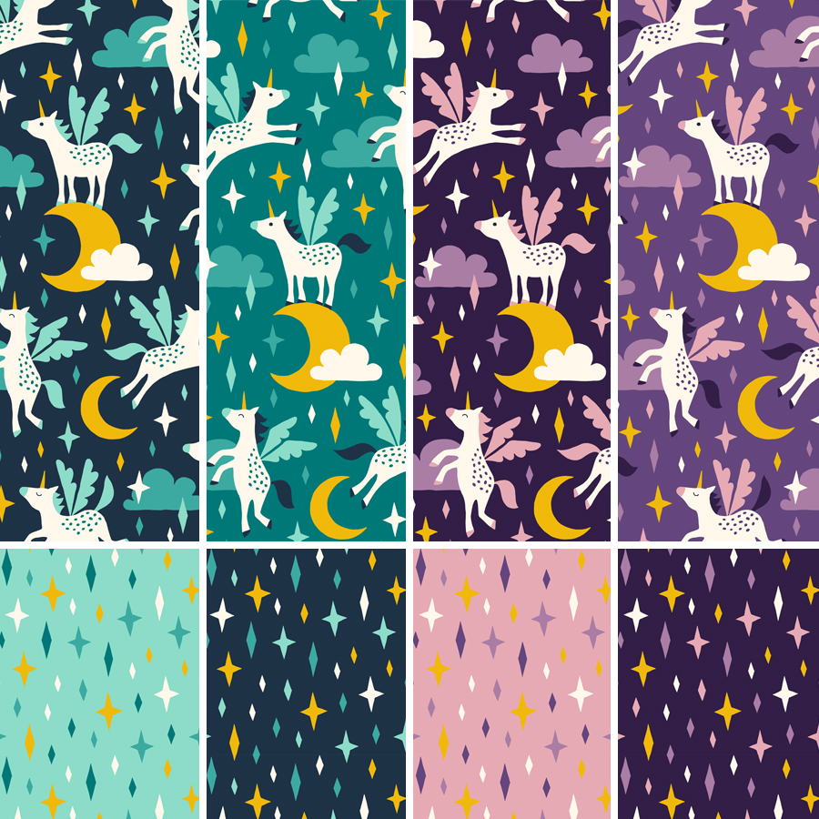 unicorn pattern by HvdT